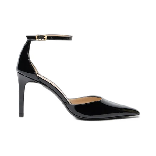 Pointed Toe Ankle Strap Pumps