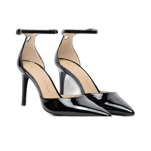 Pointed Toe Ankle Strap Pumps