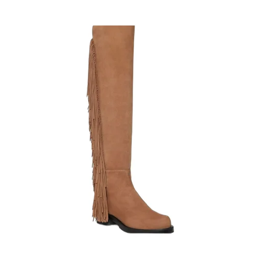 Fringe Over-The-Knee Boots