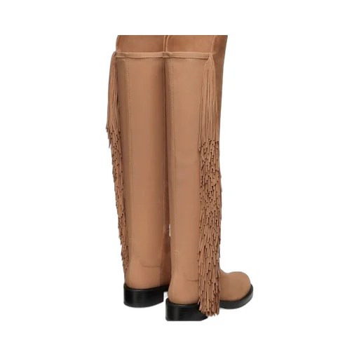 Fringe Over-The-Knee Boots