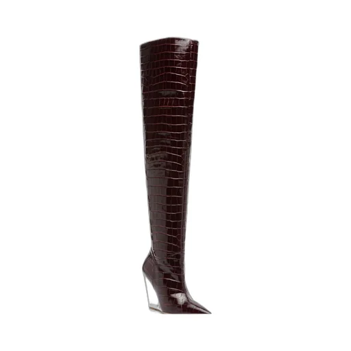 Over-The-Knee Wedge Boots