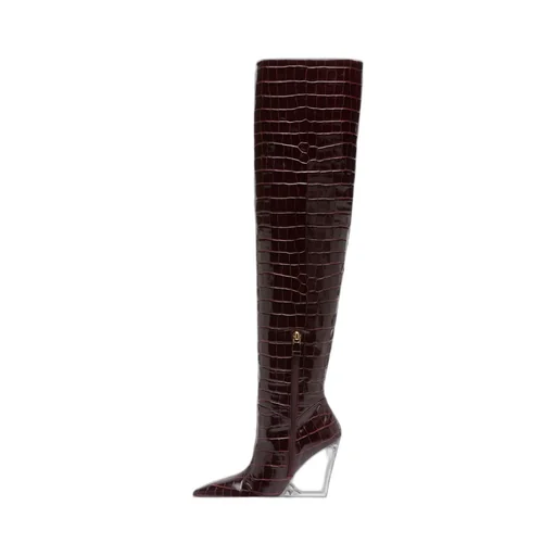 Over-The-Knee Wedge Boots