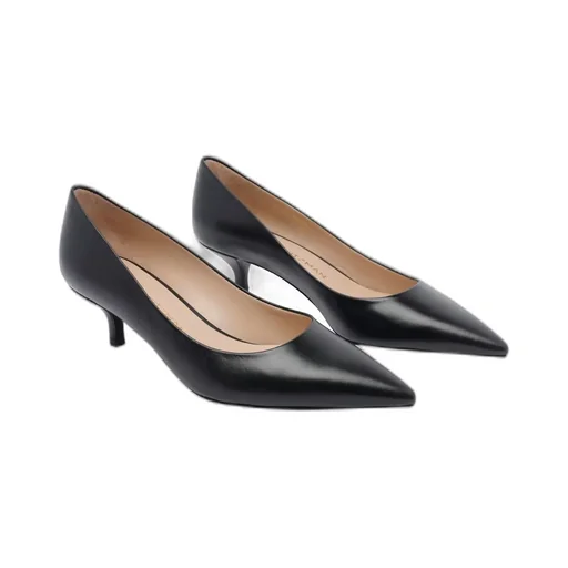 Pointed Toe Kitten Heel Pumps