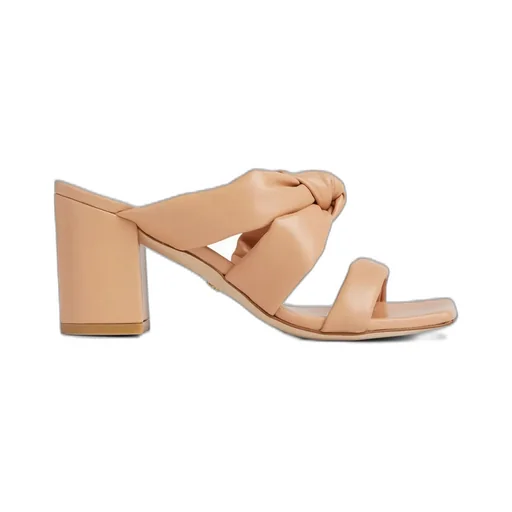 Block Heel Slide Sandals