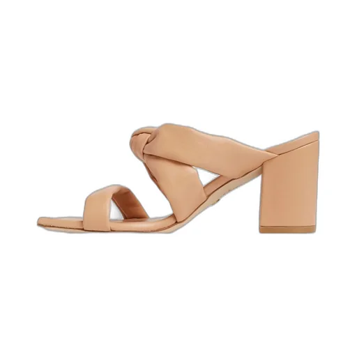 Block Heel Slide Sandals