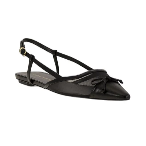 Mesh Slingback Flats
