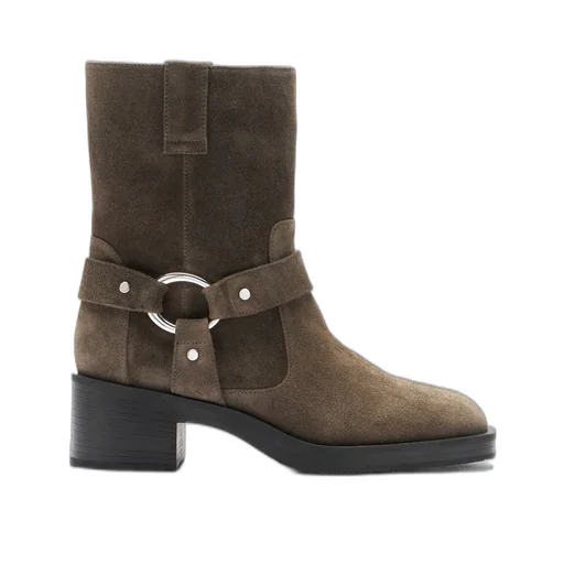 Ankle Boots With Harness Detail