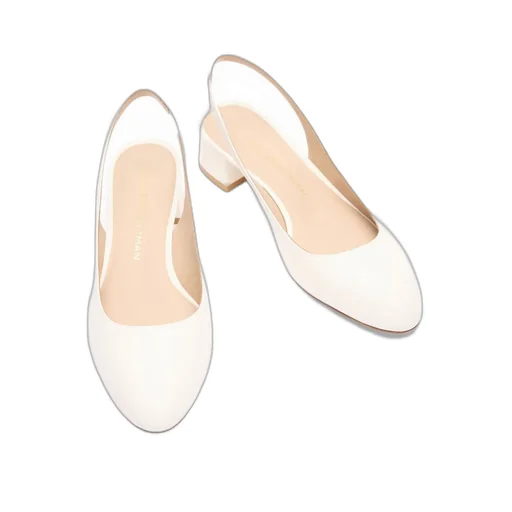 Slingback Low Block Heel Shoes