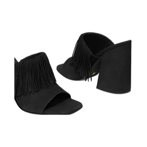 Mules With Fringe
