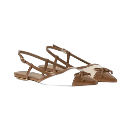 Pointed Toe Slingback Flats
