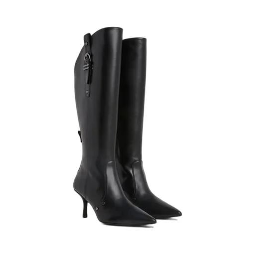 Knee-High Pointed Toe Boots