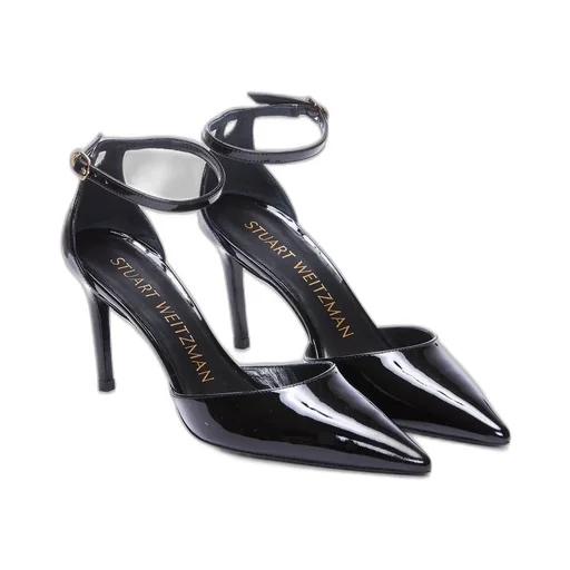 Pointed Toe Ankle Strap Heels