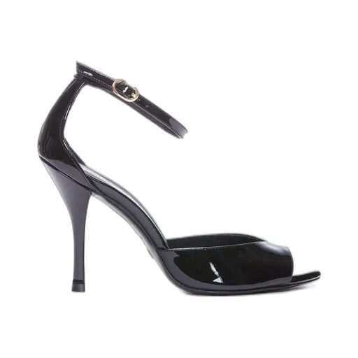 Peep-Toe Ankle Strap Heels