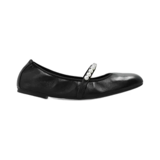 Ballet Flats With Pearl Embellishment
