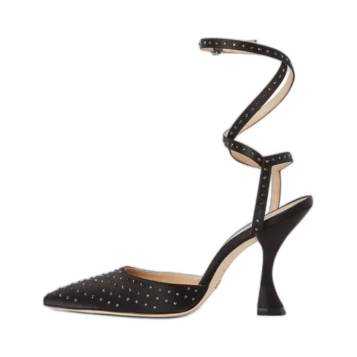 Pointed Toe Ankle Strap Pumps