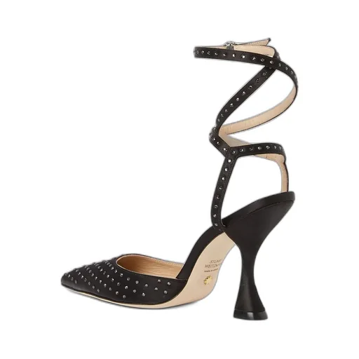 Pointed Toe Ankle Strap Pumps