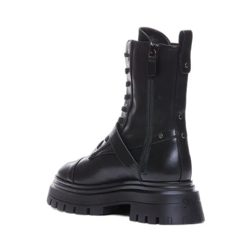 Lace-Up Boots