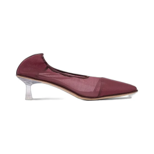 Mesh Pointed Toe Pumps
