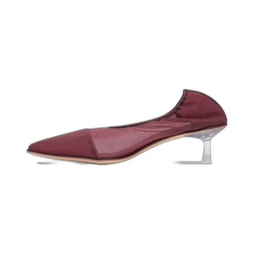 Mesh Pointed Toe Pumps