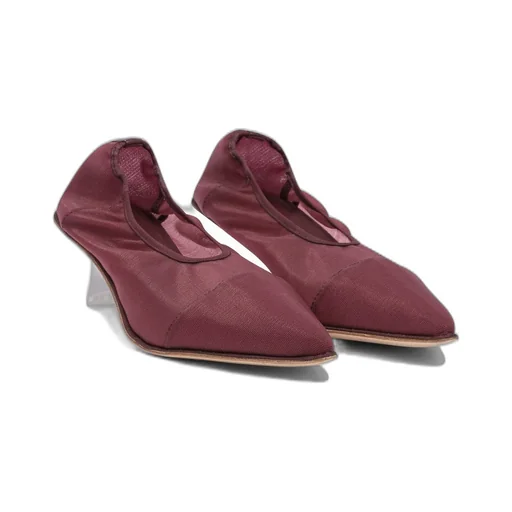 Mesh Pointed Toe Pumps