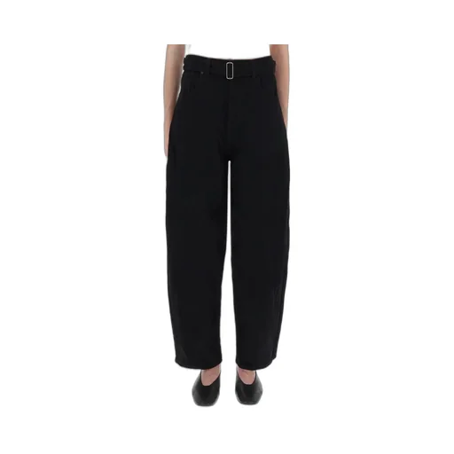 High-Waisted Wide-Leg Trousers