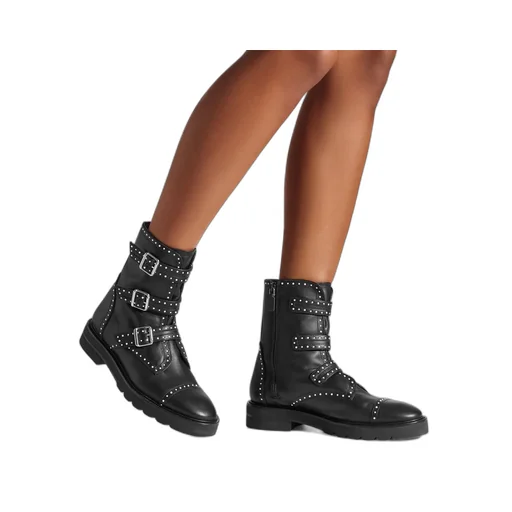 Studded Buckle Boot