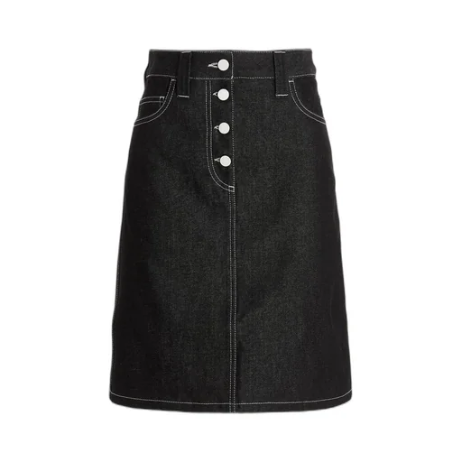Denim A-Line Skirt