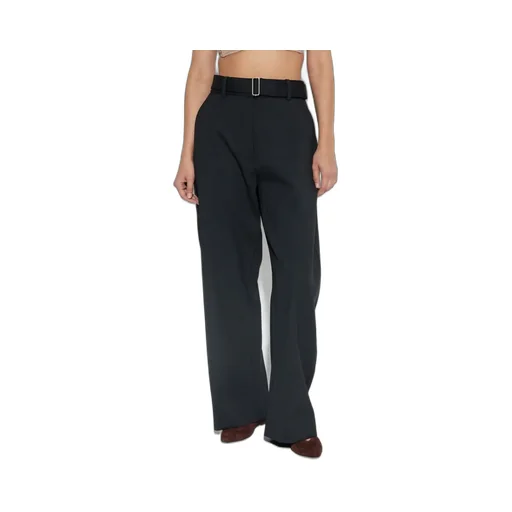 High-Waisted Wide-Leg Trousers