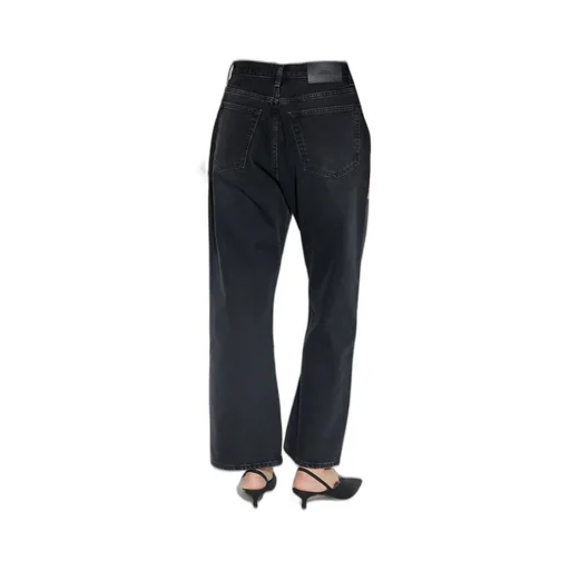 High-Waisted Straight Leg Jeans