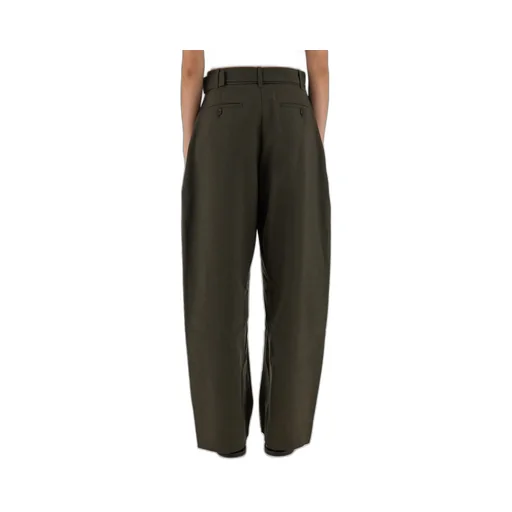 High-Waisted Wide-Leg Trousers