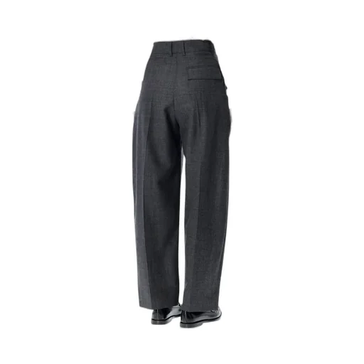 Pleated Wide-Leg Trousers