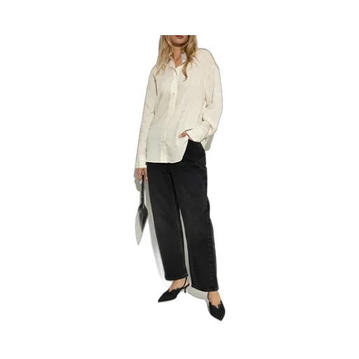 High-Waisted Straight Leg Jeans