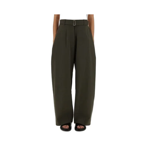 High-Waisted Wide-Leg Trousers