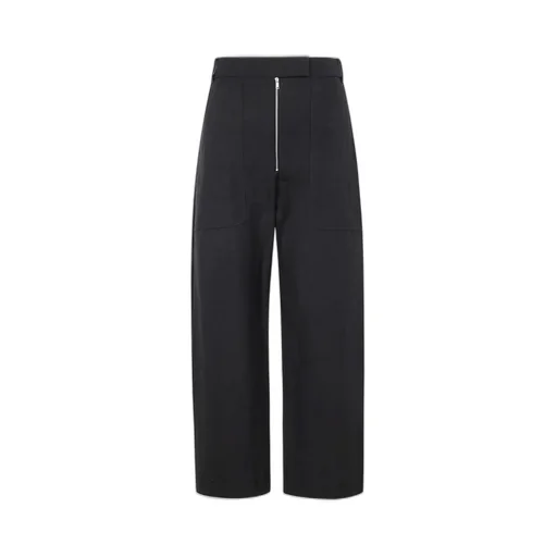 High-Waisted Wide-Leg Trousers