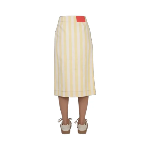 Striped Wrap Skirt