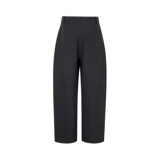 High-Waisted Wide-Leg Trousers