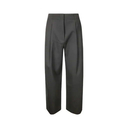 High-Waisted Wide-Leg Trousers