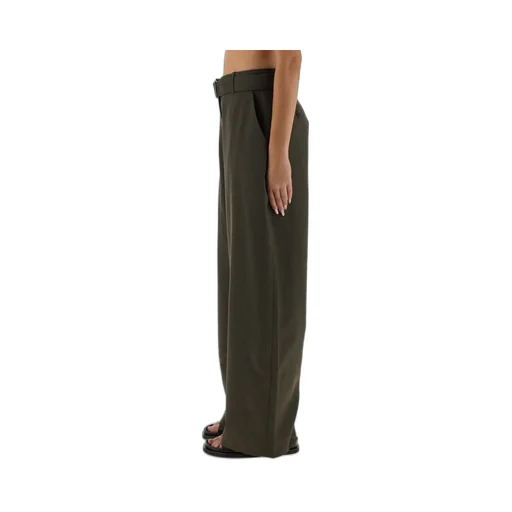 High-Waisted Wide-Leg Trousers