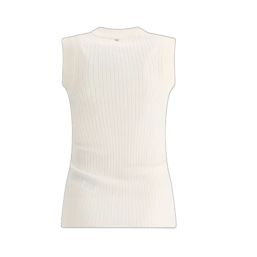 Ribbed Knit Sleeveless Top