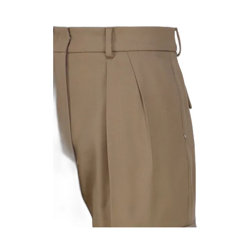 Pleated Cargo Trousers