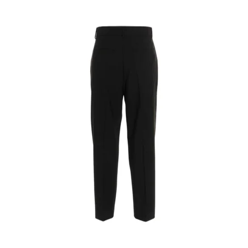 High-Waisted Pleated Trousers