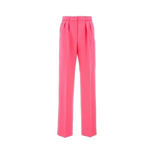 High-Waisted Pleated Trousers