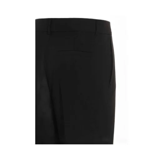 High-Waisted Pleated Trousers