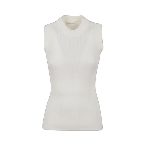 Ribbed Knit Sleeveless Top