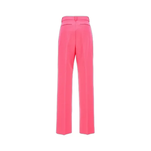 High-Waisted Pleated Trousers