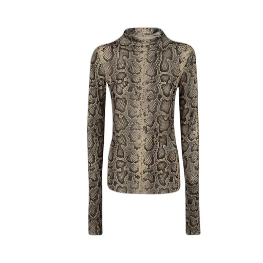 Long Sleeve Mock Neck Top