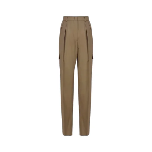 Pleated Cargo Trousers