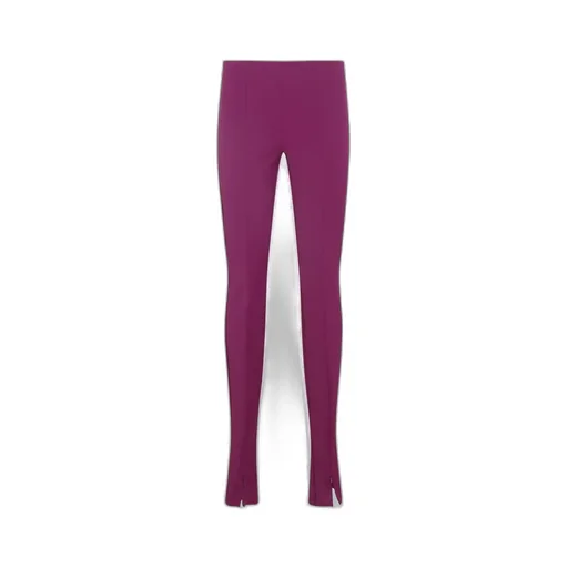 High-Rise Split-Hem Trousers