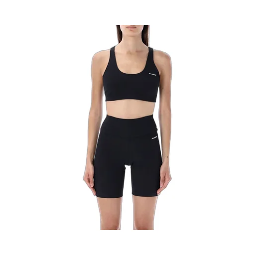 Ribbed Sports Bra And Bike Shorts Set