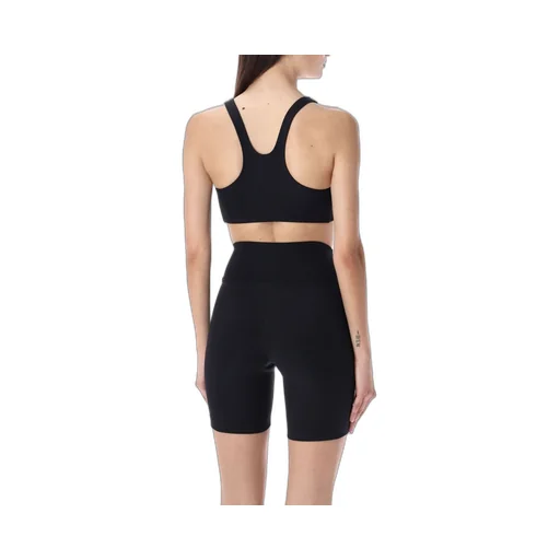 Ribbed Sports Bra And Bike Shorts Set